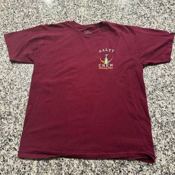 Salty Crew Other - Salty Crew Men's Maroon Short Sleeve Tee